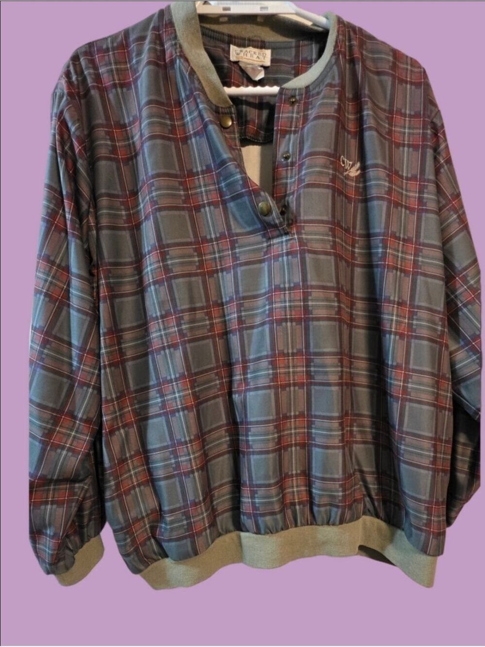 4/$67 Deal! Canadian Made Cracked Wheat Plaid Jacket